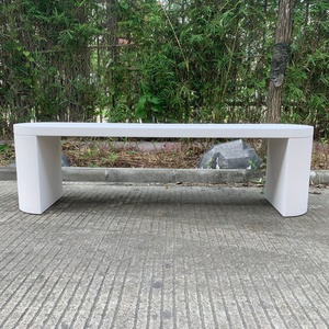 Table moderne en GRC personnalisée, table moderne en ciment renforcé de fibres de verre, table spéciale pour projets extérieurs/espaces commerciaux - Product Image 4