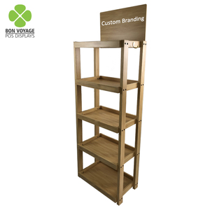 Gỗ 4 Kệ Kệ Trưng Bày Đồ Uống - Product Image 1