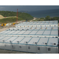 Modernas Casas Prefabricadas de Contenedores de 20 y 40 pies, Edificio de Oficinas Portátil de Bajo Costo, Listo para Usar, Hecho con Panel Sándwich