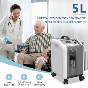 Concentrateur d'<span class=keywords><strong>oxygène</strong></span> portable CE 510K à flux continu pour usage médical à domicile et en clinique hospitalière - Product Image 2
