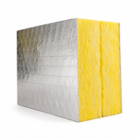 Panneau en laine de verre et feuille d'aluminium écologique moderne, isolation thermique et phonique, cloison intérieure en ossature légère en acier insonorisée