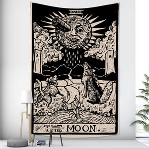 Yeni Bohemian cadılık duvar asılı <span class=keywords><strong>Tarot</strong></span> hint Mandala plaj havlusu baskılı desen goblen - Product Image 6