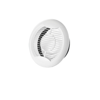 Diffuseur d'air rond en aluminium, grille murale à 220 degrés, buse de Jet, accessoire pour la construction de bureau