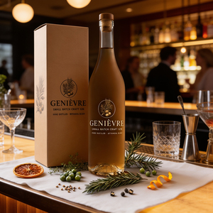 Bouteille en verre transparente vide de 750 ml à ouverture simple pour vin, spiritueux, liqueurs, avec boîte cadeau couleur personnalisée pour le stockage de brandy, whisky, vodka, <span class=keywords><strong>gin</strong></span> - Product Image 5
