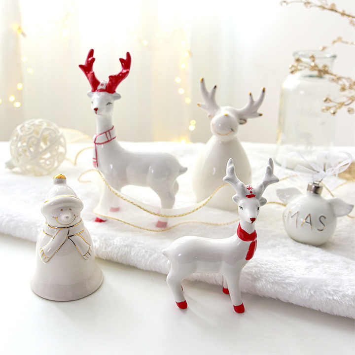 Ceramic Christmas Ornament Ceramic Christmas Baubles Decorations