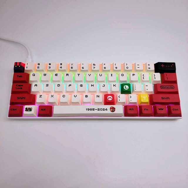 H61 Mechanical Keyboard Mixed Lighting Wired Blue Brown Red Switches