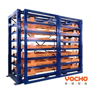 Sistema de estante de almacenamiento de chapa metálica para cajones que ahorra espacio con estanterías y estanterías para palés resistentes - Product Image 3