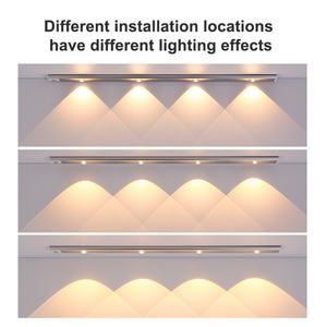 Luz Inalámbrica Recargable con Sensor de Movimiento Magnético para Armario, Luz Debajo del Gabinete con Lámpara Luminosa de Aluminio - Product Image 5