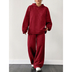 Conjunto Deportivo de 2 Piezas con Capucha para Mujer, Transpirable, para Invierno 2025 - Product Image 3