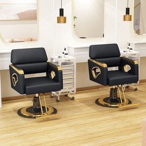 Silla de salón para estilista, silla de peluquero, silla de champú multifunción giratoria de 360 grados para salón, negro - Product Image 4