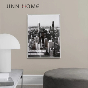 Silver Aluminum Photo <strong>Frame</strong> 12x16 Inch <strong>30x40cm</strong>, Modern Thin Metal Picture <strong>Frame</strong> for Wall Mount Home Office Decor - Product Image 6