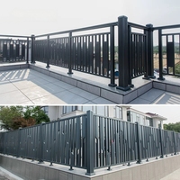 CourtYard Aluminium Flachzaun