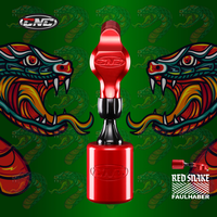 Poly Dragon tatouage CNC-M-T4 Rouge Serpent De Tatouage Pen Rotary Machine de Tatouage de Haute Qualité Faulhaber Moteur