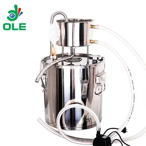 Destilador pequeño de Alcohol para el hogar, máquina de destilación de agua pura de acero inoxidable, 55L