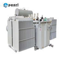 Transformateur de distribution triphasé immergé dans l'huile 2500 kVA 10 kV à noyau en alliage amorphe avec contrôle de température et surveillance intelligente