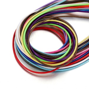 Fil ciré avec fermoir mousqueton doré et chaîne 1,5 mm 2 mm 455 cm, composants de bijoux pour la fabrication de colliers - Product Image 2