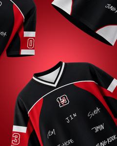 OEM ODM Jersey Kpop ARMY Haut surdimensionné <span class=keywords><strong>RM</strong></span> <span class=keywords><strong>Jin</strong></span> Suga Jimin V Jungkook Korean Fan Merch - Product Image 2