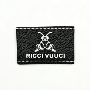 Patch en cuir sérigraphié avec personnages d'insectes de dessins animés, patchs en cuir véritable à coudre, étiquette en cuir pour jeans, accessoires vestimentaires - Product Image 2