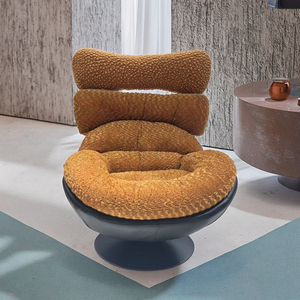 Canapé en tissu unique de luxe, fauteuil de salon, chaise longue en tissu, siège - Product Image 1
