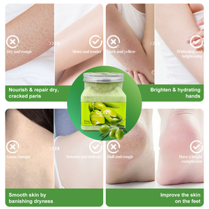 Exfoliante Facial <span class=keywords><strong>de</strong></span> Sal <span class=keywords><strong>de</strong></span> Oliva al por Mayor, Exfoliante Corporal Hidratante <span class=keywords><strong>de</strong></span> Plantas Naturales <span class=keywords><strong>de</strong></span> Marca Privada - Product Image 3