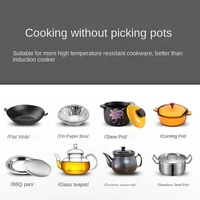 220v table contrôle tactile maison plaque de cuisson à vapeur oeuf 1 brûleur multi cuisson cuisinière à induction marmite cuisinière électrique cuisinière