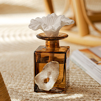 Vietnam 200Ml Room Glas Reed Diffuser Air Luxe Doos Bloem Fruit Zout Hout Geur Reed Diffuser