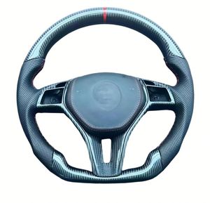 Volante de Fibra de Carbono Forjado Personalizado para <span class=keywords><strong>Mercedes</strong></span> Benz para W205 W222 W204 CLS C63 G500 G63 Edición Tiffany Blue Q50 QX50 - Product Image 4