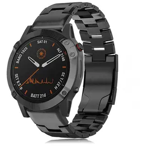 Garmin Fenix7 6 5 5X 6X 26MM 22MM用チタン合金ブレスレット