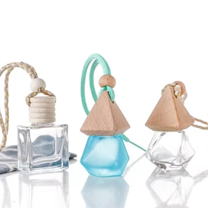 Ambientador Colgante, Difusor de Perfume con Forma de Diamante, Aromaterapia, Fragancia, Colgante, Botella de Vidrio, Perfume - Product Image 4