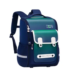 Ilkokul öğrencileri çantaları çocuk omurga koruması ve yük azaltma büyük kapasiteli Ultra hafif entegre sırt çantası