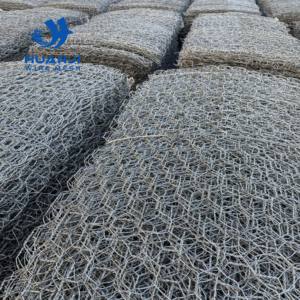 Maille de gabion hexagonale 2x1x1m, fabricants, sortie d'usine, boîte de gabion revêtue de PVC, panier, soudé à la queue, galvanisé, maille de fil de gabion - Product Image 4