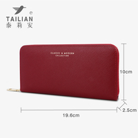 Portefeuille en cuir PU grande capacité pour femme, nouveau, portable, accessoire de mode quotidien à prix abordable, sacs à main et pochettes en gros