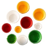 Moules à cupcakes en papier de qualité alimentaire, résistants à la chaleur, écologiques, mini moules à pâtisserie Bakecare