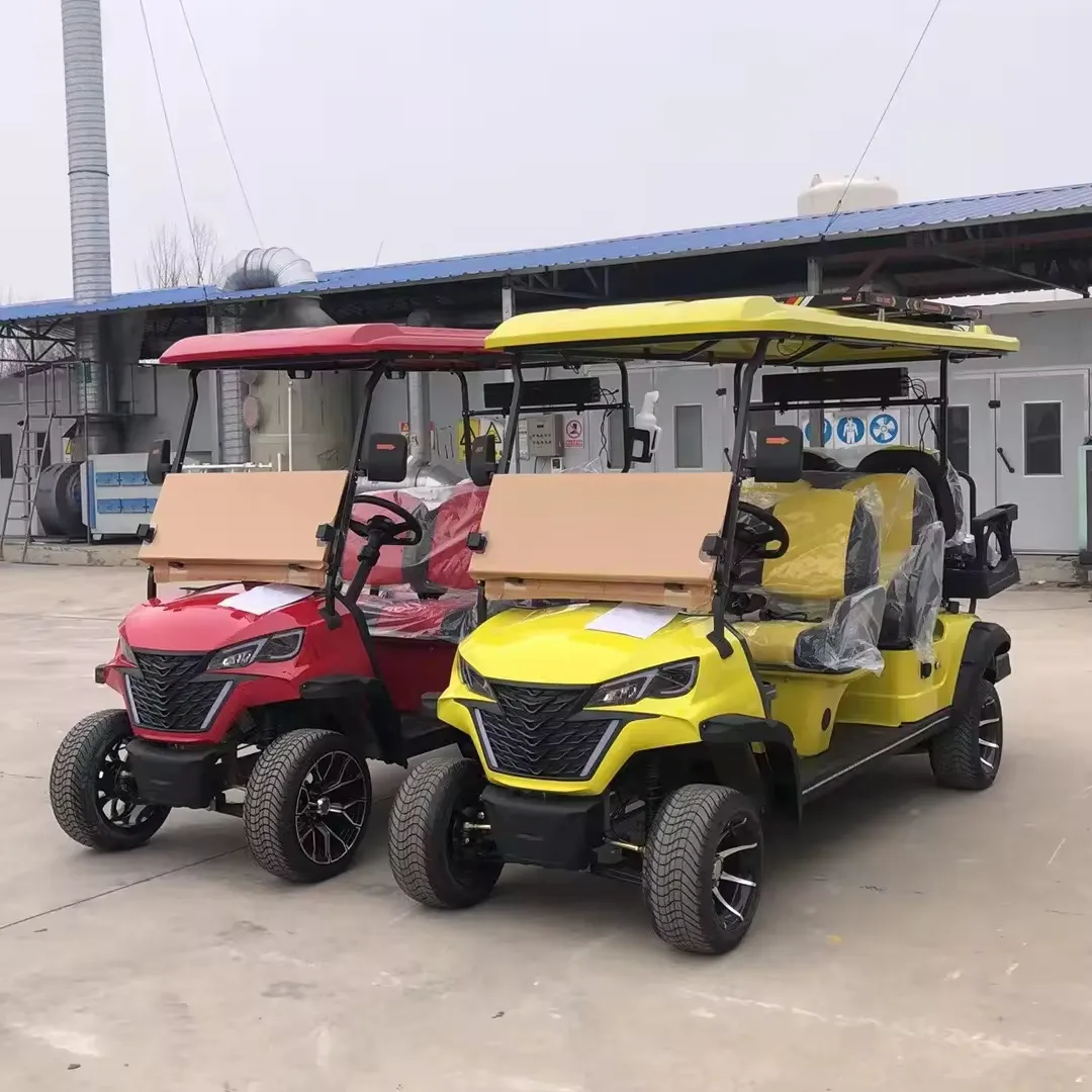 4 posti Buggy elettrico per la caccia Golf Cart con motore elettrico e parti vendita all'ingrosso