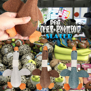 Juguete Masticable de Lino Impermeable de Alta Calidad con Diseño a Cuadros para Perros, con Sonido de Ganso <span class=keywords><strong>Salvaje</strong></span>, Resistente a Mordeduras, para Limpieza Dental, Estilo Clásico - Product Image 2