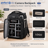 Tas Kamera Kustom Anti Guncangan untuk DSLR dengan Pembagi Lensa Berlapis dan Tempat Tripod Pabrik OEM