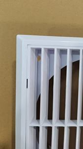 Diffuseur de plafond en plastique ABS, grilles à lamelles fixes, 125 mm carré, durable, installation facile, garantie de 2 ans pour les systèmes HVAC - Product Image 5