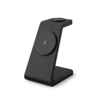 Meilleures ventes M3 Desktop 3 en 1 Support de chargeur magnétique sans fil pour iPhone TWS Écouteurs Montre
