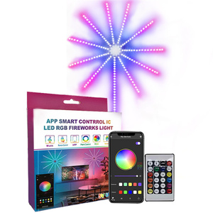 वेलेंटाइन डे क्रिसमस पार्टी के लिए स्मार्ट एलईडी लाइट स्ट्रिप फायरवर्क डिज़ाइन आरजीबी 5050 कंट्रोलर स्मार्ट लाइफ ऐप रिमोट कंट्रोल - Product Image 2