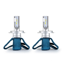 Led de phare de voiture sans ventilateur h7 h4 h11 ampoules de phare de voiture h15 avec cuivre rouge