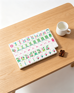 Tuiles de Mahjong Américain Personnalisées à 4 Couches, 160 Tuiles en Plastique avec Motifs Léopard Rouge et Tortue, <span class=keywords><strong>Idées</strong></span> Cadeaux de Luxe - Product Image 5