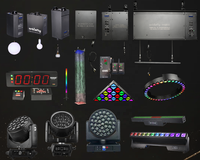 Écran LED matriciel 3D volumétrique de 2/3/4/5 mètres, affichage RGB à 360 degrés, indice de protection IP33, contrôlé par DMX512, pour utilisation en concert