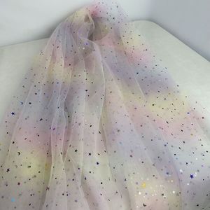 Tissu en Tulle à Paillettes Galaxie Magnifiques pour la Confection de Robes de Mariée et Jupes de Princesse DIY, Idéal pour les Séances Photo de Célébrités d'Internet - Vente en Gros - Product Image 5
