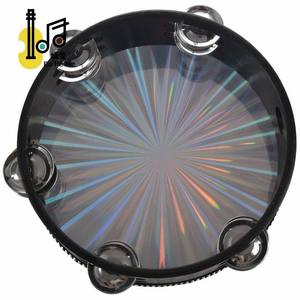 2024 vente chaude percussion instrument de musique en bois radiant réfléchissant tête de tambour laser <span class=keywords><strong>tambourin</strong></span> portable tambour ktv faveurs de fête - Product Image 6
