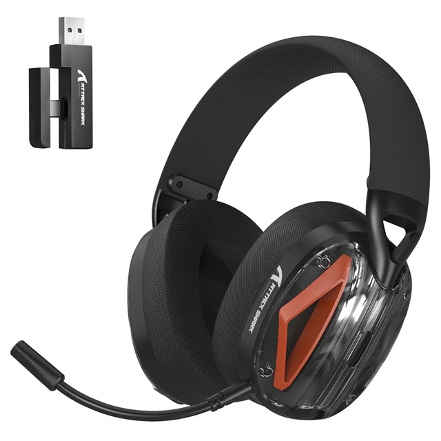 ATTACK SHARK L60 Ultra-Light Tri-Mode LIGHTSPEED Wireless Gaming Headset for PC/PS4/Xbox