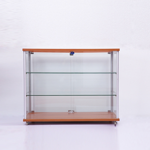 Thanh lịch <span class=keywords><strong>MDF</strong></span> kính điện thoại di động trang sức hiển thị tủ kính trưng bày bán lẻ tiếp nhận truy cập cho khói cửa hàng - Product Image 5