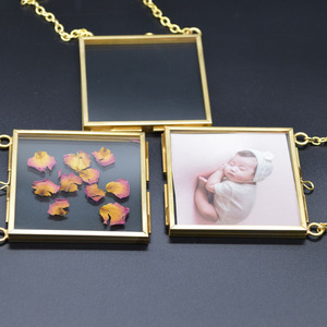 Pendentif en pierre de pissenlit avec photo, 1 pièce, vraie fleur, en cristal, breloques pour salon, souvenir D i, bijoux, vente en gros - Product Image 6