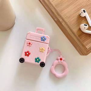 Funda de silicona para auriculares airpods 1/<span class=keywords><strong>2</strong></span>, Funda personalizada con diseño de flores - Product Image 5