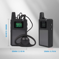 Système de guide touristique sans fil pour interprétation simultanée, système de guide touristique pour conférences, traduction, 3000 mAh