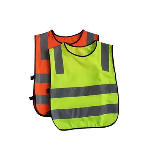 Hi-visibility reflective safety vest 100% cotton fabric
